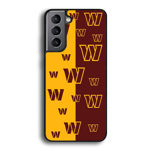 Washington Commanders Two Side Colours Samsung Galaxy S21 Case