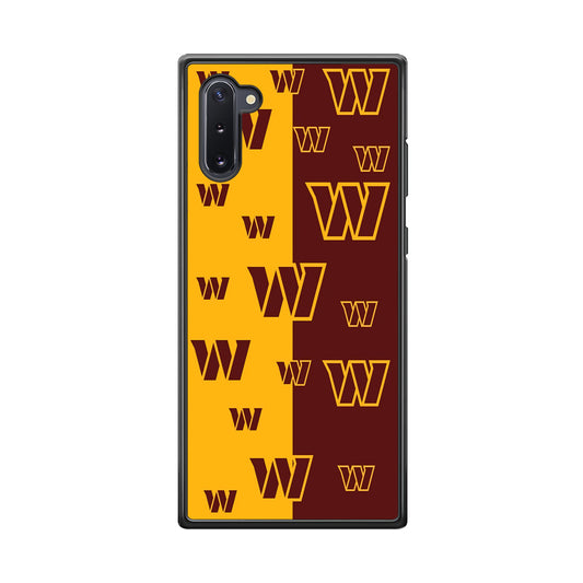Washington Commanders Two Side Colours Samsung Galaxy Note 10 Case