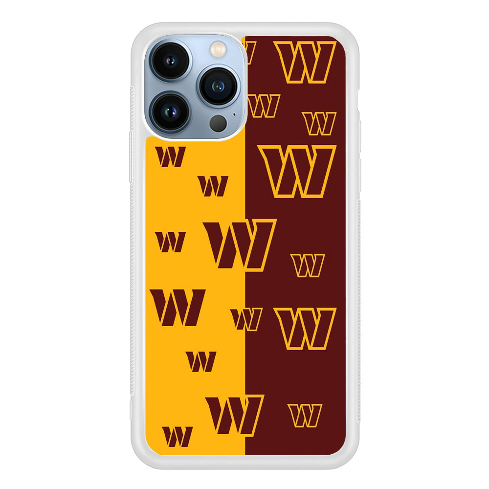 Washington Commanders Two Side Colours iPhone 14 Pro Max Case