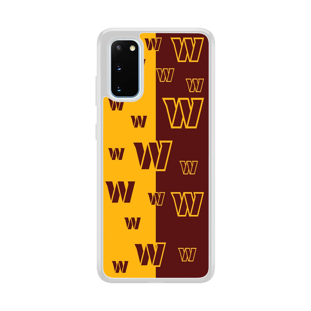 Washington Commanders Two Side Colours Samsung Galaxy S20 Case