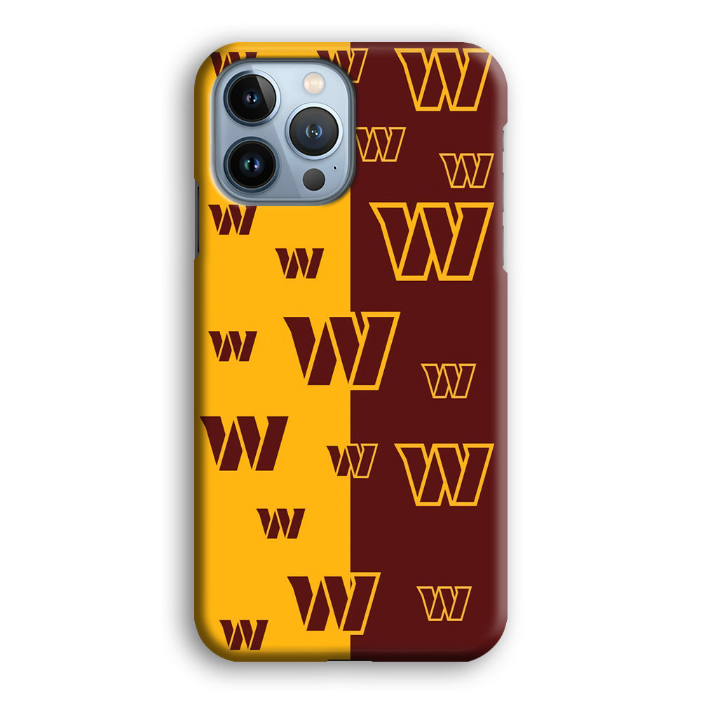 Washington Commanders Two Side Colours iPhone 14 Pro Max Case
