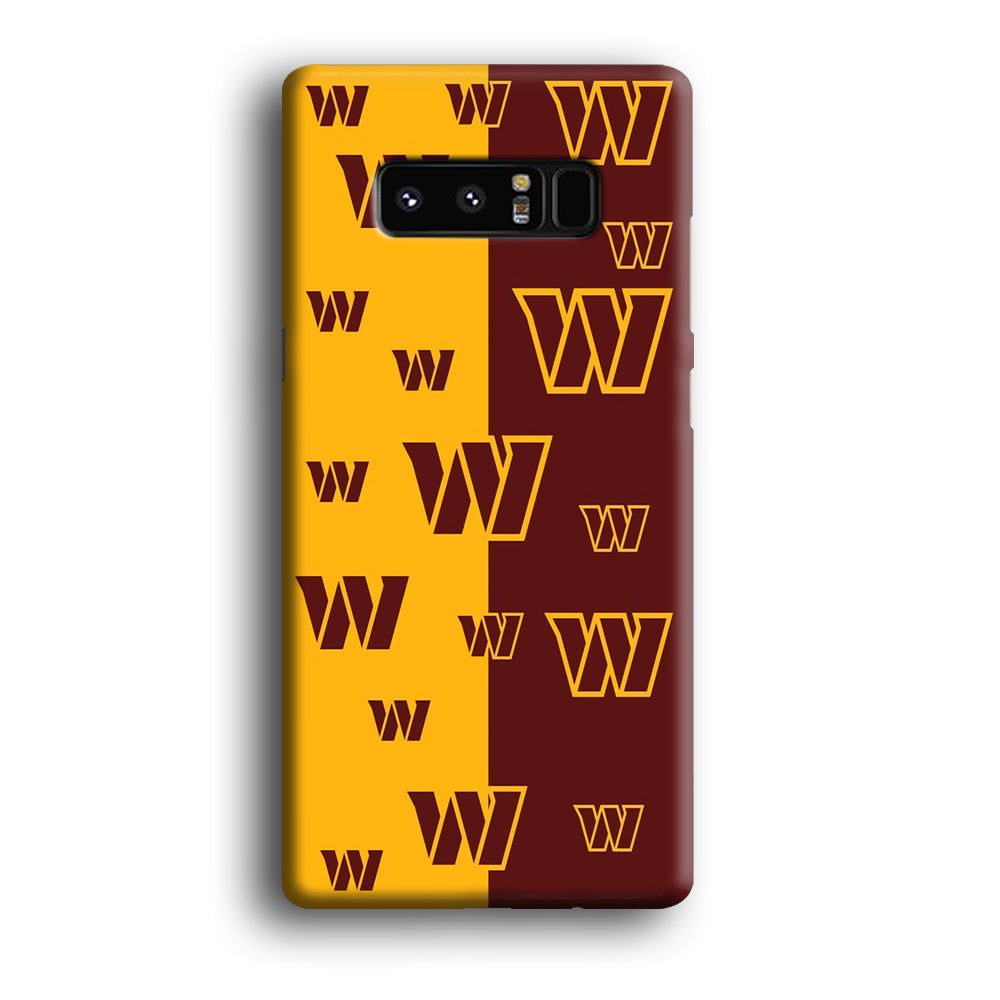 Washington Commanders Two Side Colours Samsung Galaxy Note 8 Case