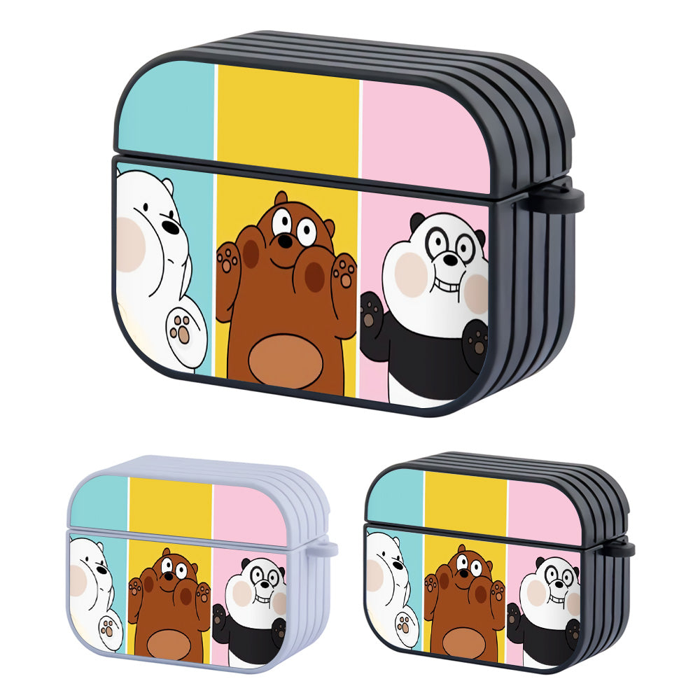 We Bare Bears Cute Kawaii Hard Plastic Case Cover For Apple Airpods Pro