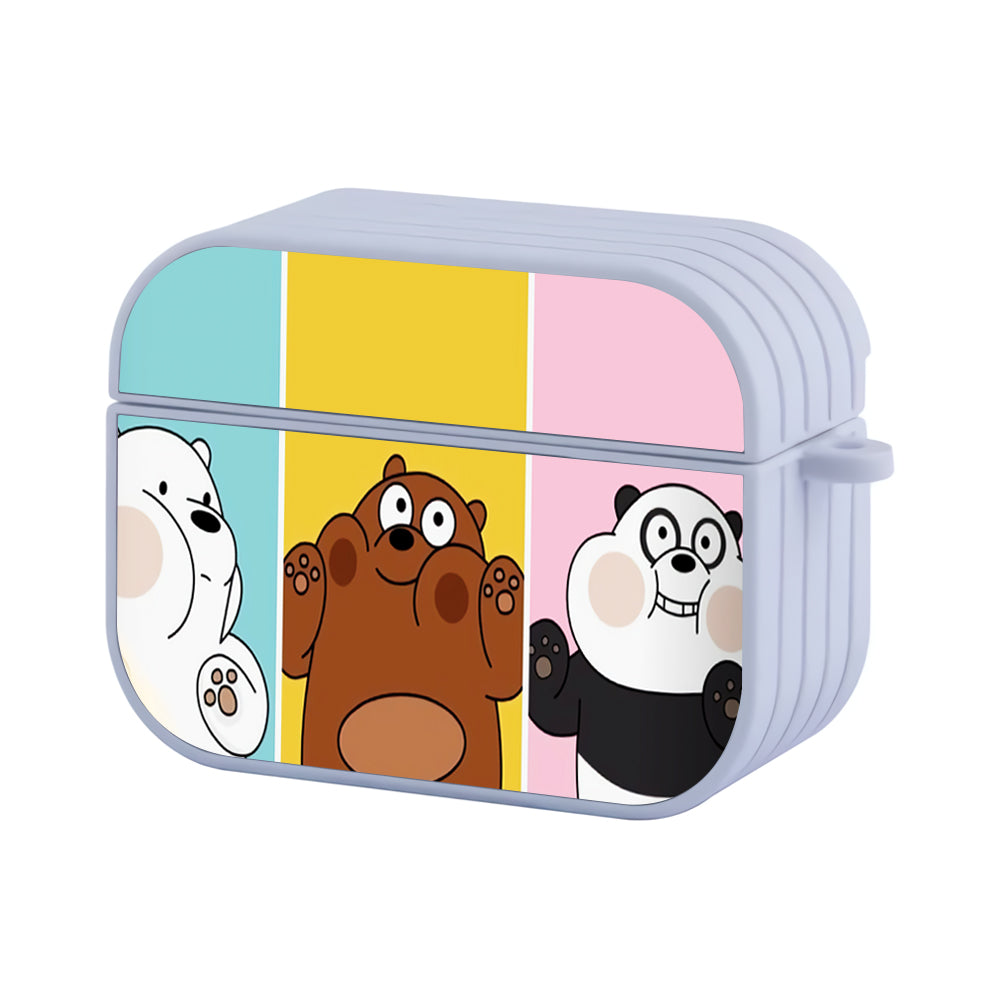 We Bare Bears Cute Kawaii Hard Plastic Case Cover For Apple Airpods Pro