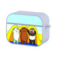 We Bare Bears In a Blanket Hard Plastic Case Cover For Apple Airpods Pro