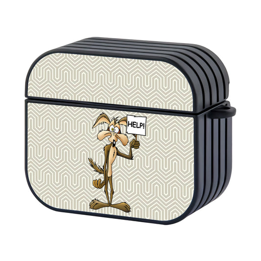 Wile E Coyote Road Runner Hard Plastic Case Cover For Apple Airpods 4 - Ezzystore