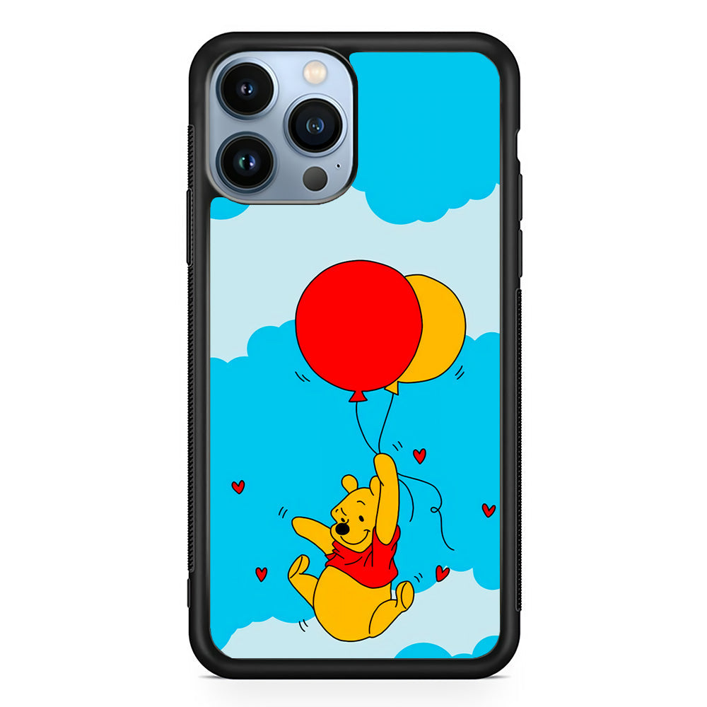 Winnie The Pooh Fly With The Balloons iPhone 14 Pro Max Case