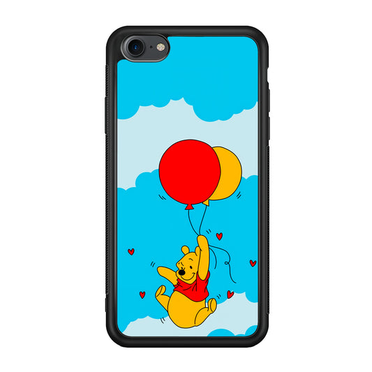 Winnie The Pooh Fly With The Balloons iPhone 8 Case