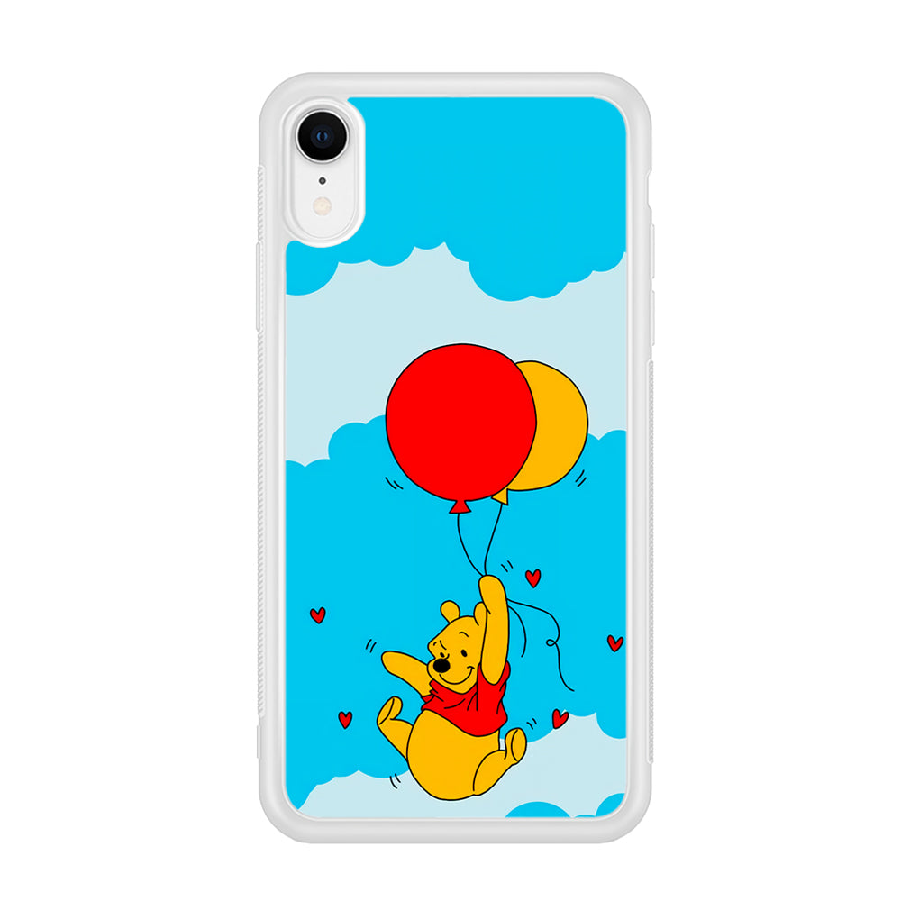 Winnie The Pooh Fly With The Balloons iPhone XR Case