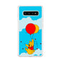 Winnie The Pooh Fly With The Balloons Samsung Galaxy S10 Case
