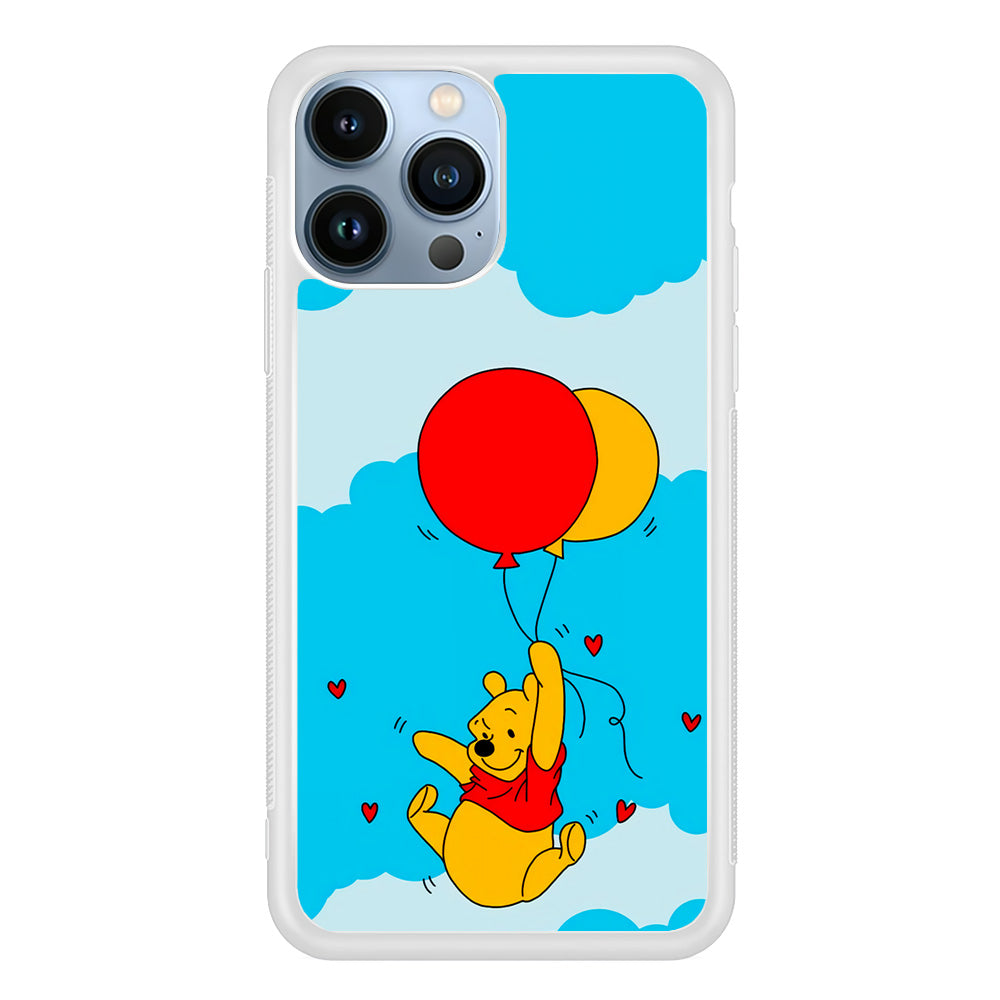 Winnie The Pooh Fly With The Balloons iPhone 14 Pro Max Case