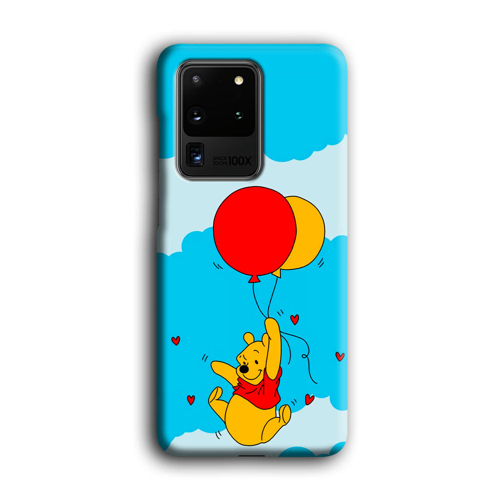 Winnie The Pooh Fly With The Balloons Samsung Galaxy S20 Ultra Case