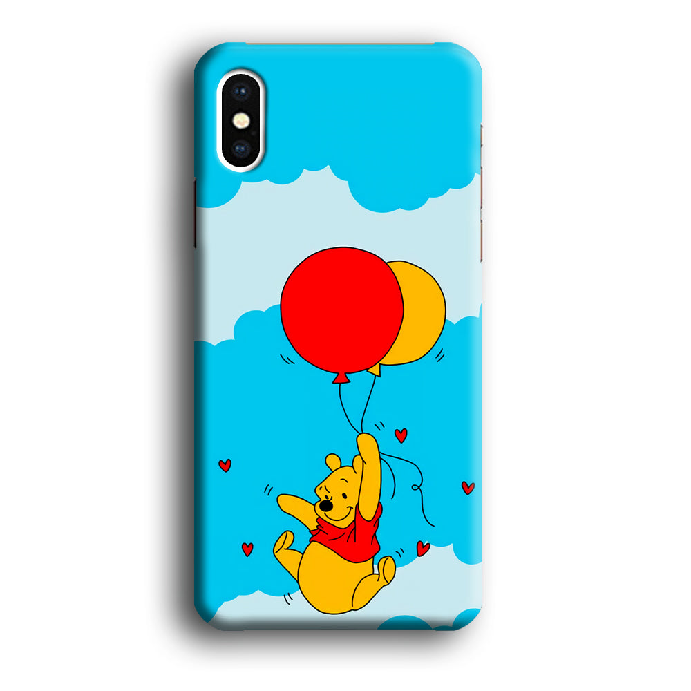Winnie The Pooh Fly With The Balloons iPhone Xs Max Case