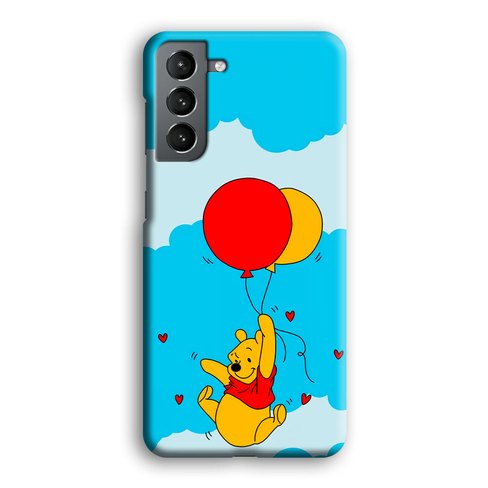 Winnie The Pooh Fly With The Balloons Samsung Galaxy S21 Plus Case