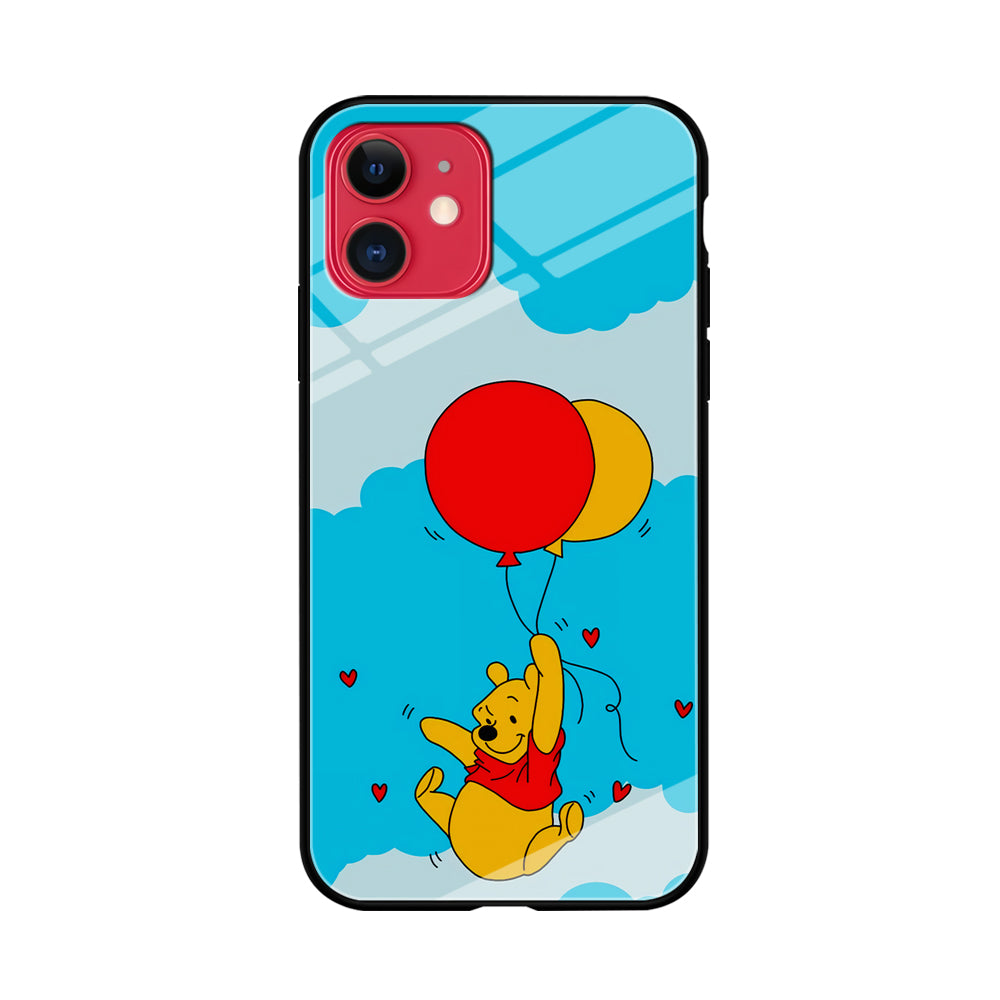 Winnie The Pooh Fly With The Balloons iPhone 11 Case
