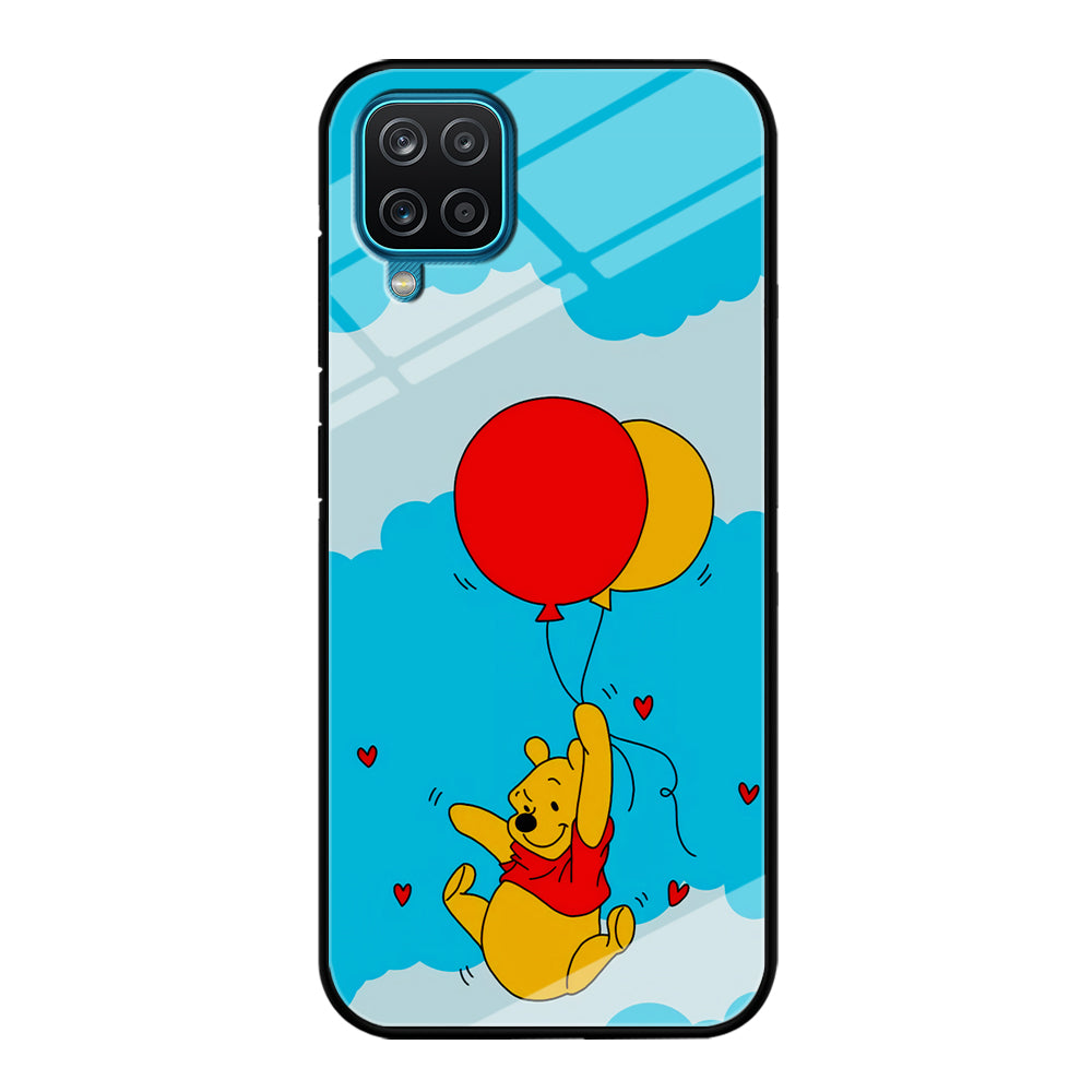 Winnie The Pooh Fly With The Balloons Samsung Galaxy A12 Case