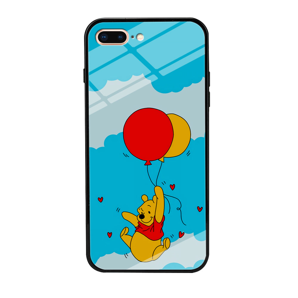 Winnie The Pooh Fly With The Balloons iPhone 8 Plus Case