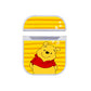 Winnie The Pooh Stripe And Love Hard Plastic Case Cover For Apple Airpods