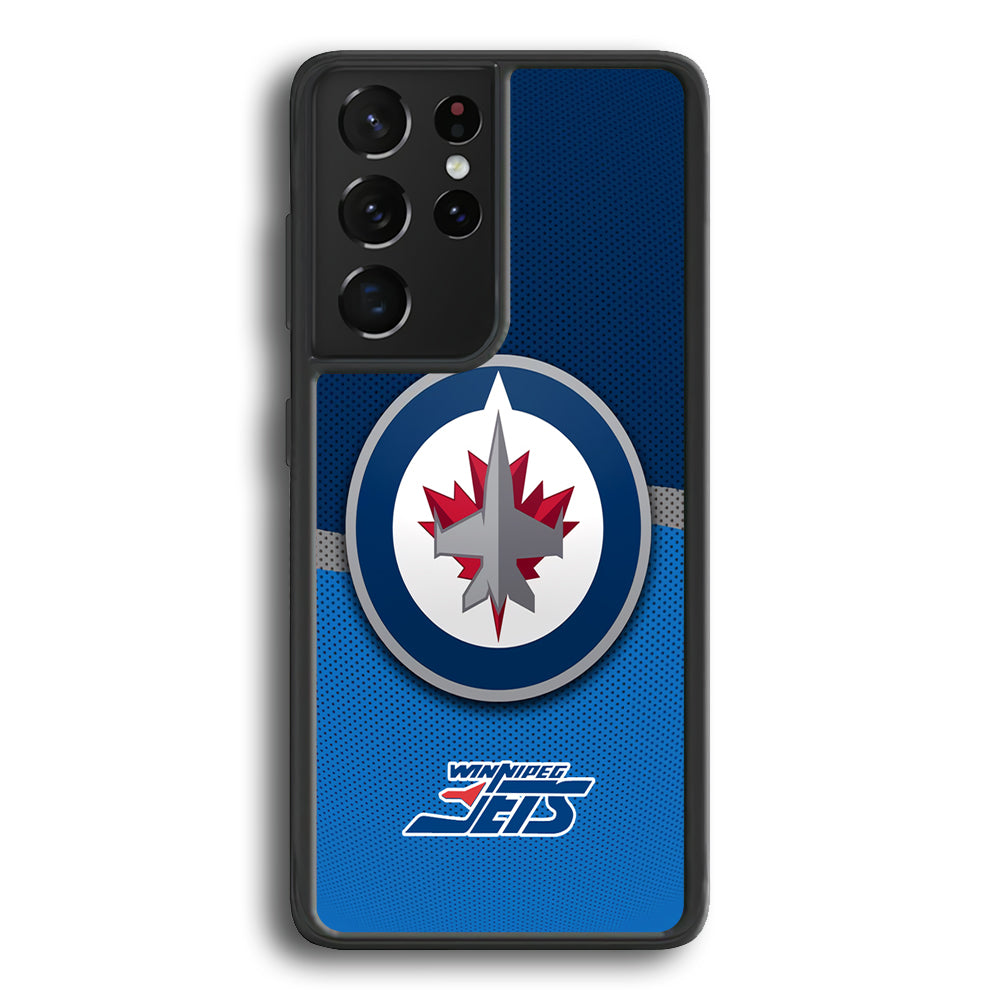 Winnipeg Jets Team Logo Samsung Galaxy S22 Ultra Case - Ezzystore