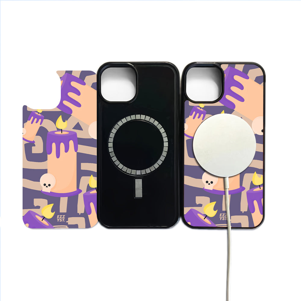 Witchcraft Objects Guardian Candle Magsafe iPhone Case