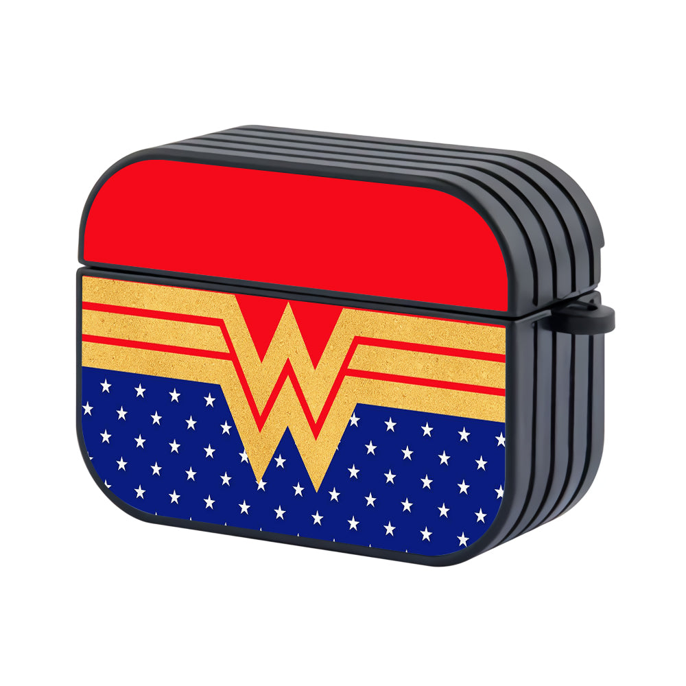 Wonder Woman Logo Suit Hard Plastic Case Cover For Apple Airpods Pro