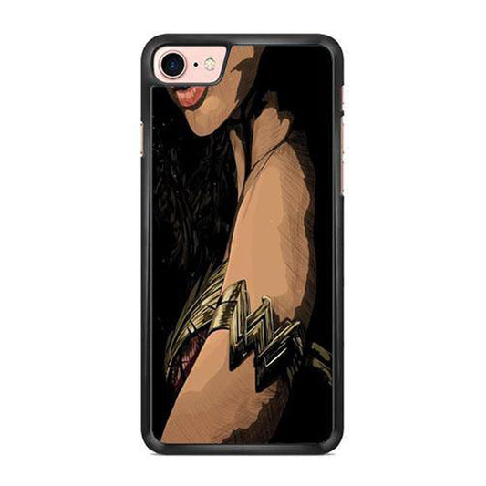 Wonder Woman Symbol in Arm iPhone 7 Case