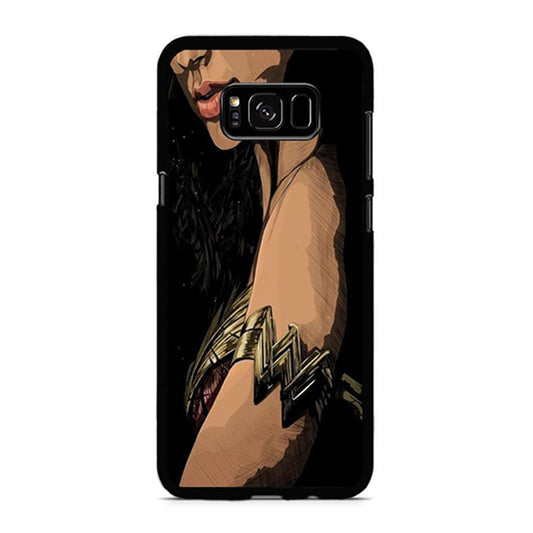 Wonder Woman Symbol in Arm Samsung Galaxy S8 Case