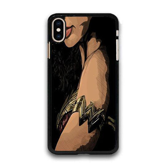 Wonder Woman Symbol in Arm iPhone Xs Max Case