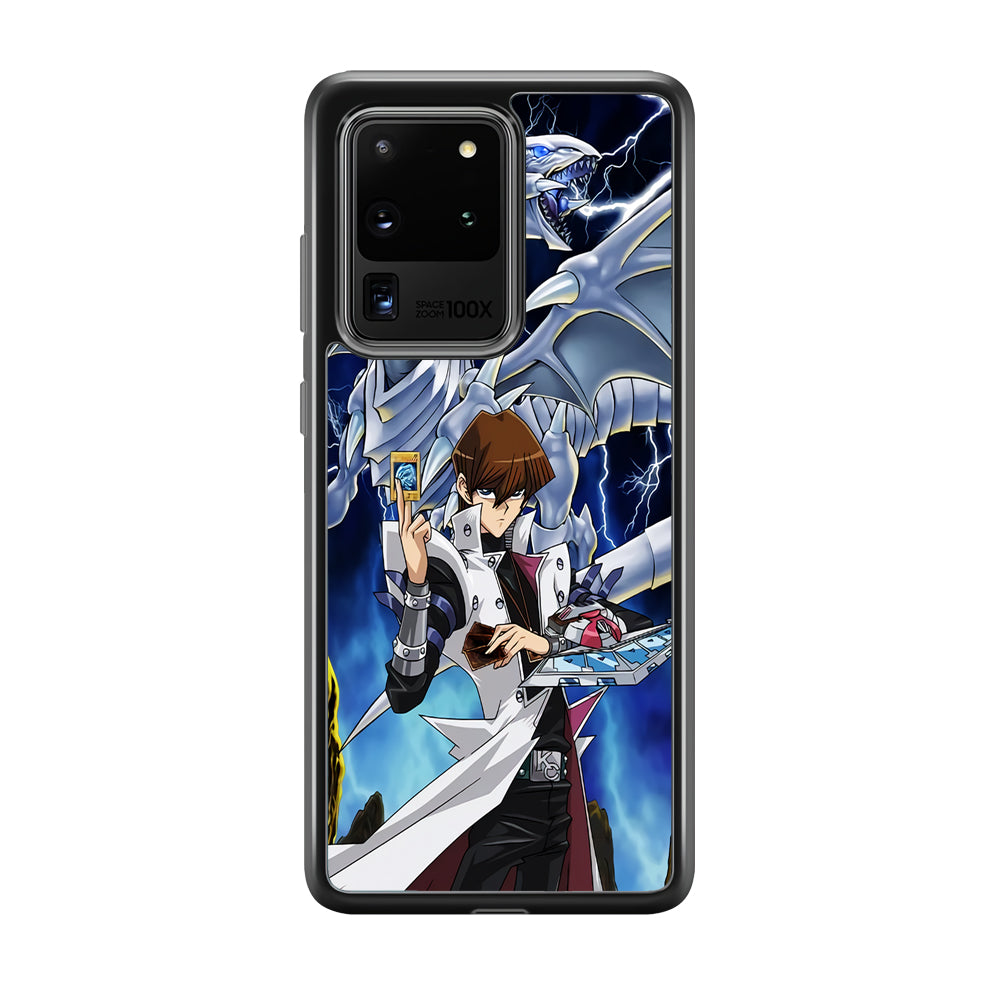 Yu Gi Oh Seto kaiba With Blue Eyes White Dragon Samsung Galaxy S20 Ultra Case