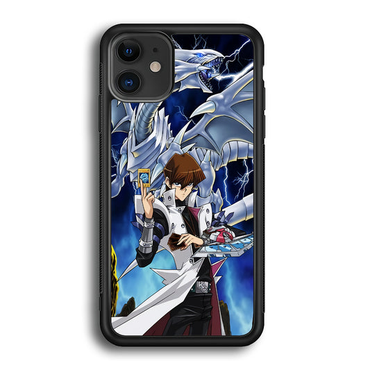 Yu Gi Oh Seto kaiba With Blue Eyes White Dragon iPhone 12 Case