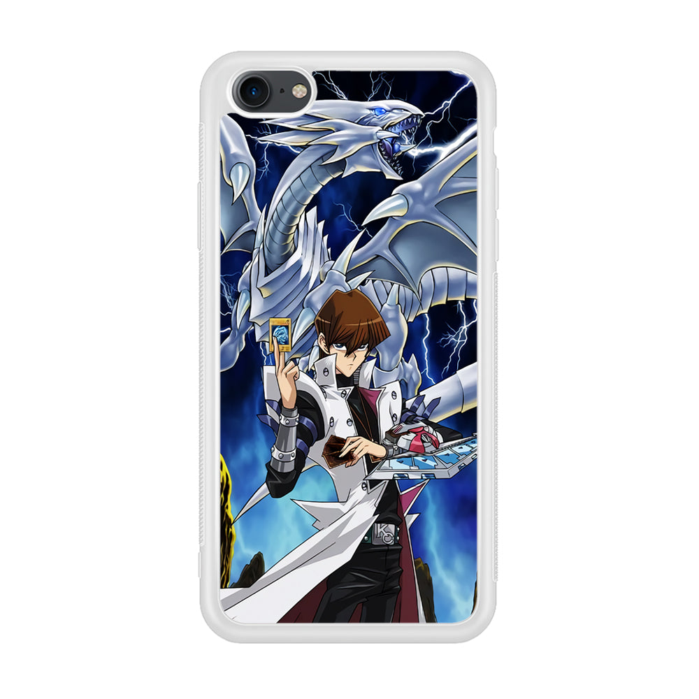 Yu Gi Oh Seto kaiba With Blue Eyes White Dragon iPhone 7 Case