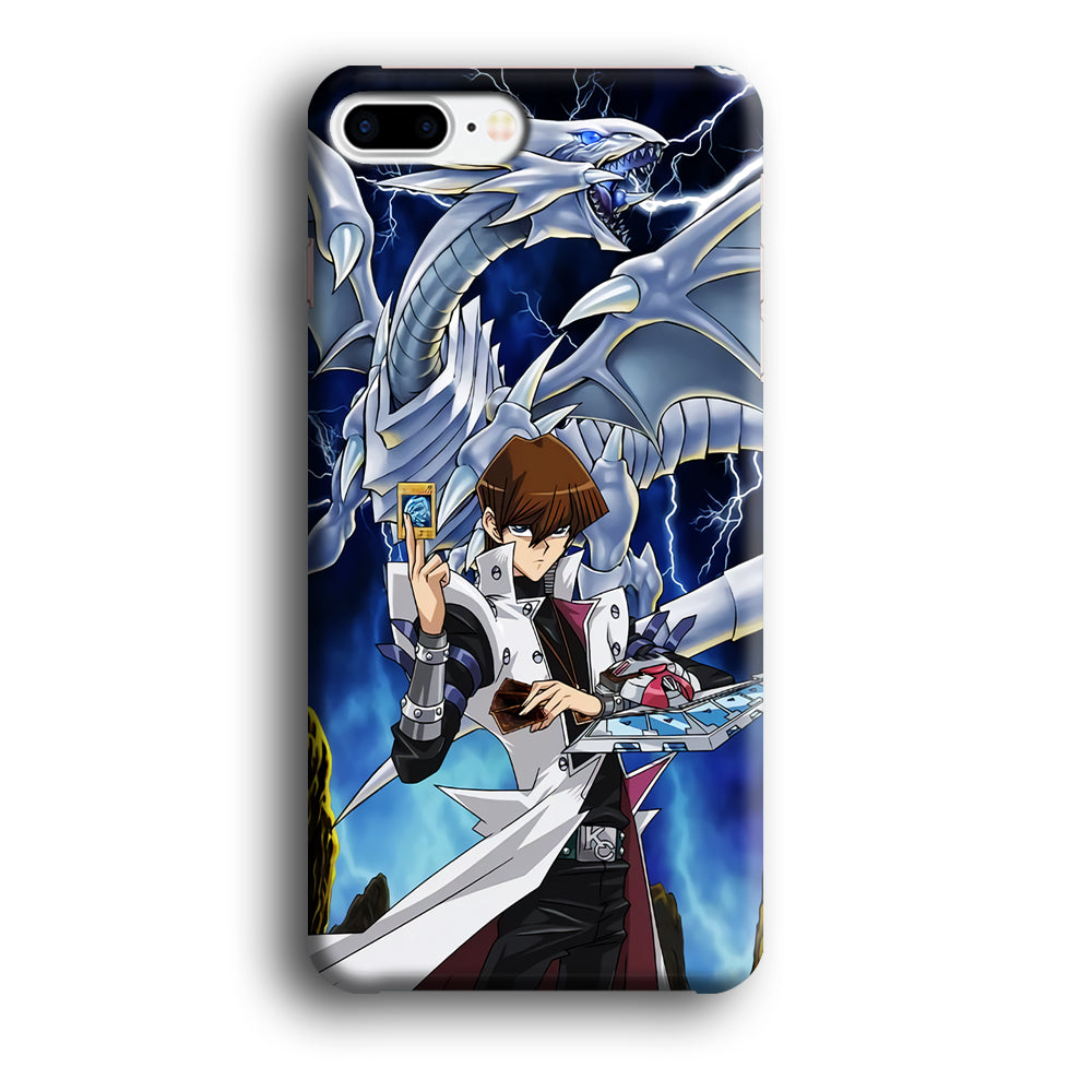 Yu Gi Oh Seto kaiba With Blue Eyes White Dragon iPhone 7 Plus Case