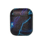 Marble And Light Line PU Leather Protective Case Cover For Apple Airpods