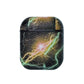 Marble And Light Line PU Leather Protective Case Cover For Apple Airpods