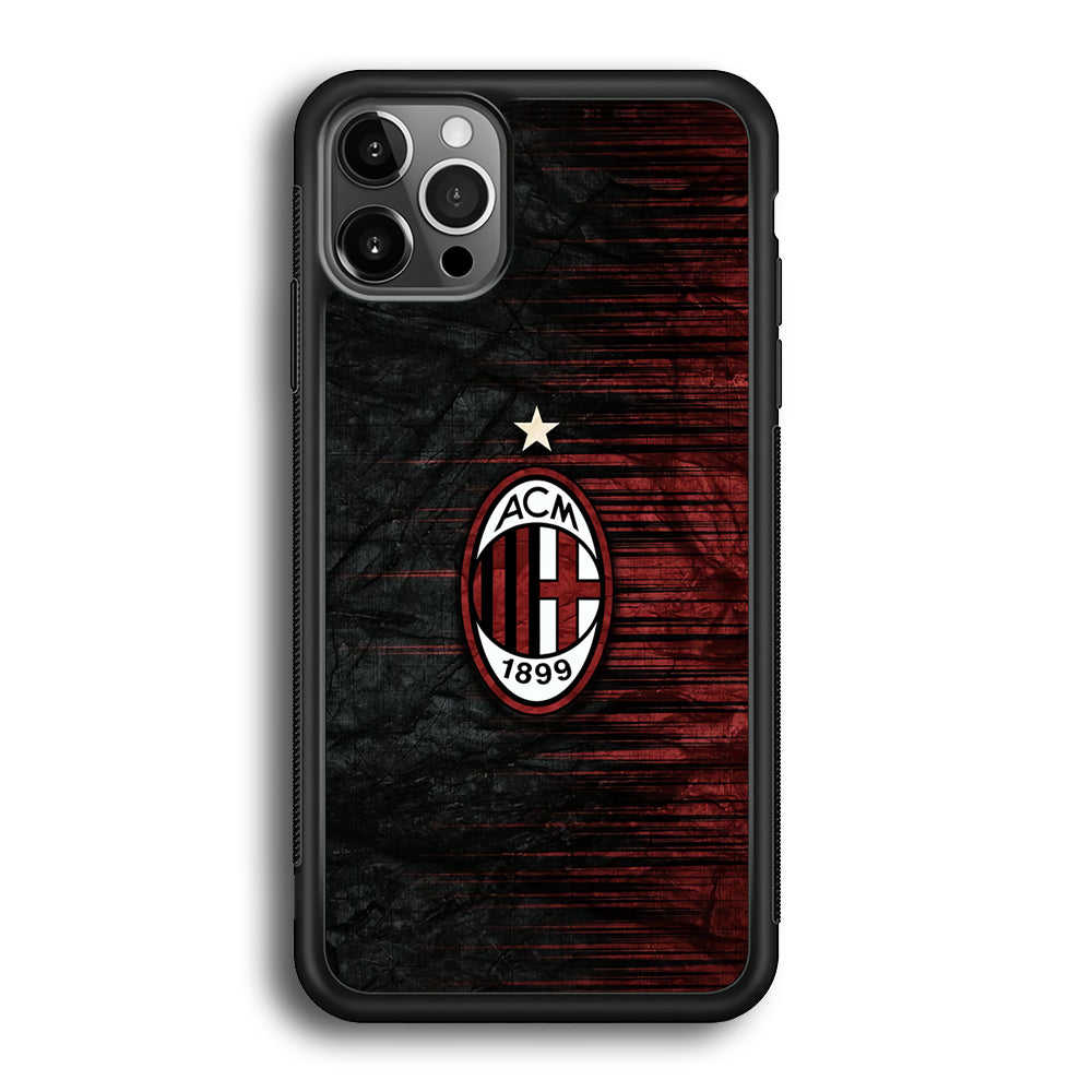 AC Milan Abstract Pattern iPhone 12 Pro Case