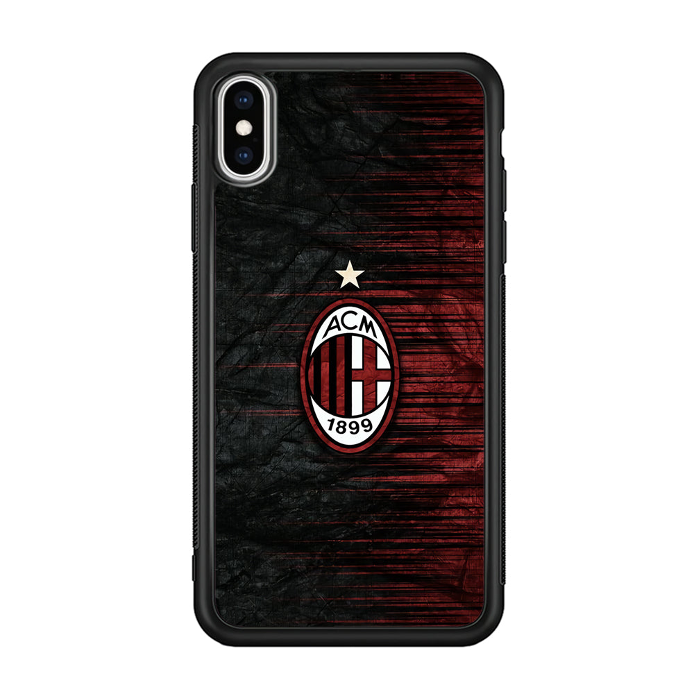 AC Milan Abstract Pattern iPhone X Case