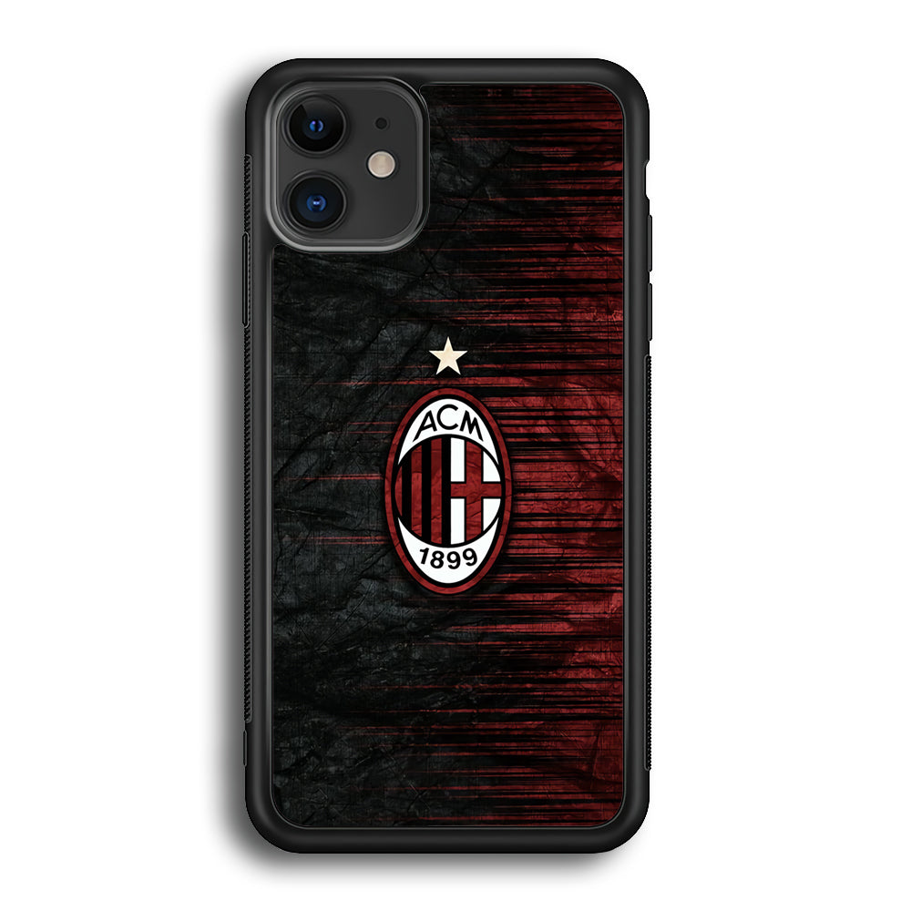 AC Milan Abstract Pattern iPhone 12 Case