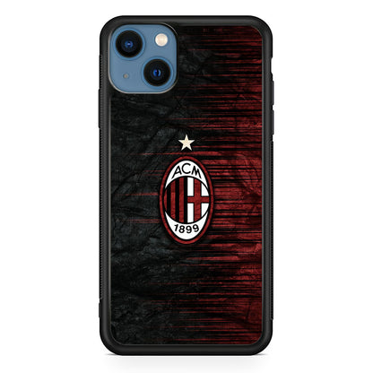AC Milan Abstract Pattern iPhone 13 Case
