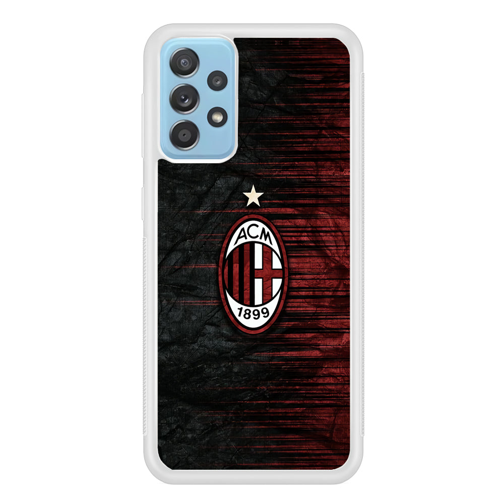 AC Milan Abstract Pattern Samsung Galaxy A72 Case