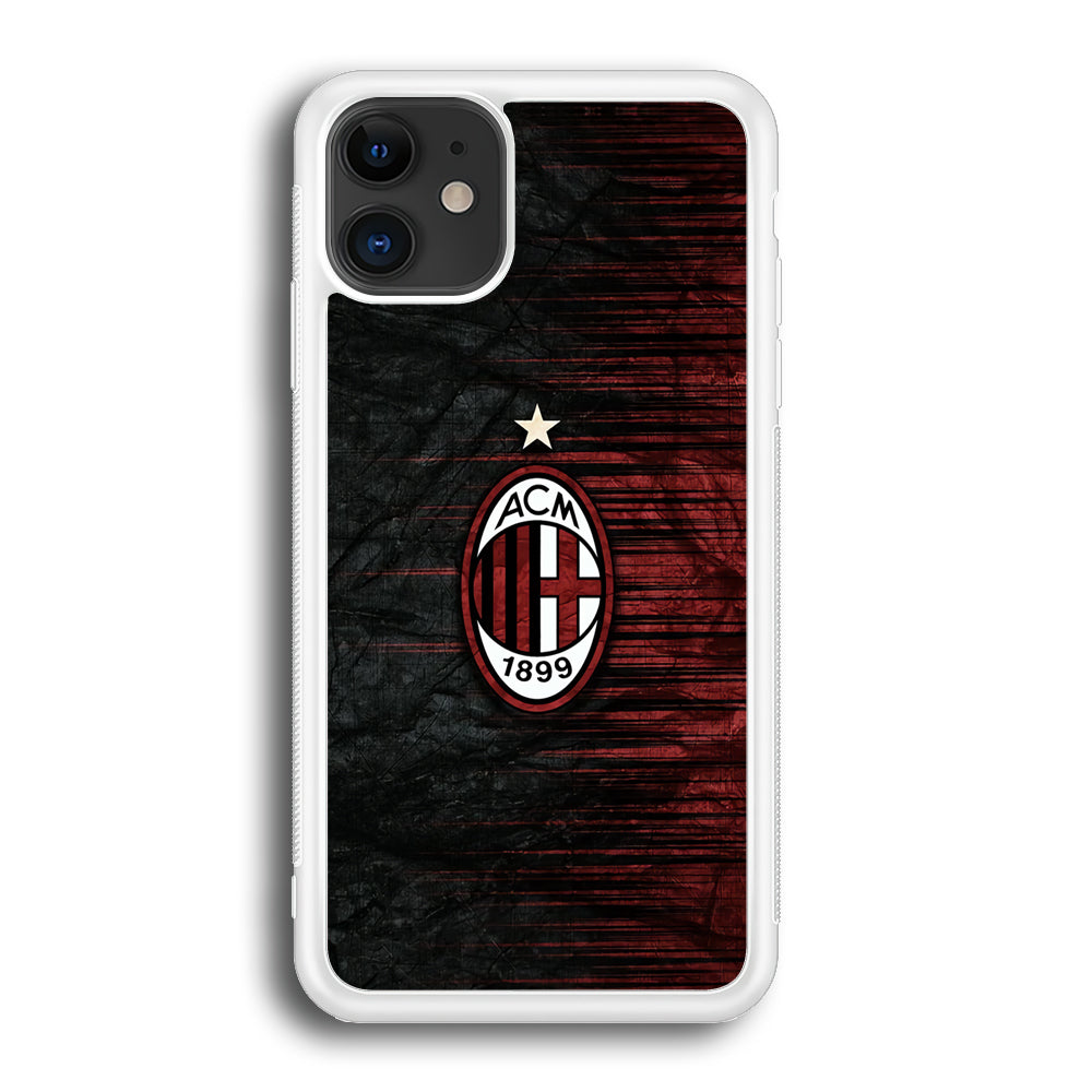 AC Milan Abstract Pattern iPhone 12 Case