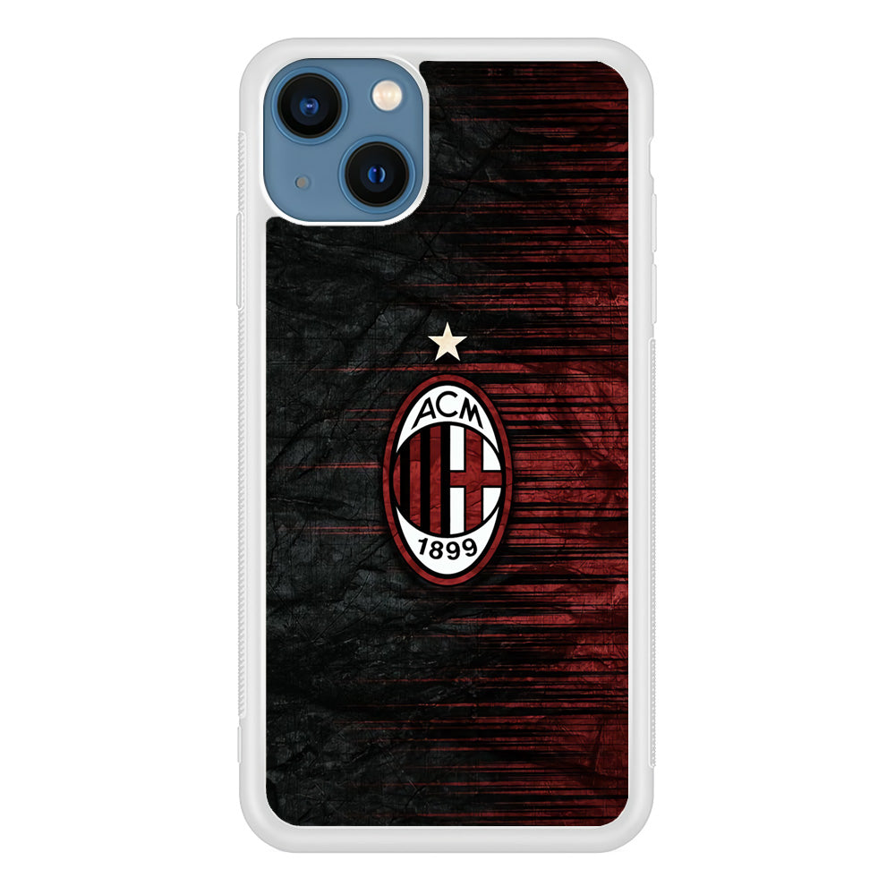 AC Milan Abstract Pattern iPhone 13 Case