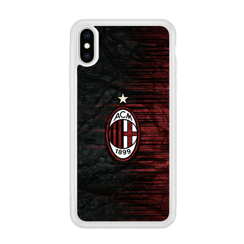 AC Milan Abstract Pattern iPhone X Case