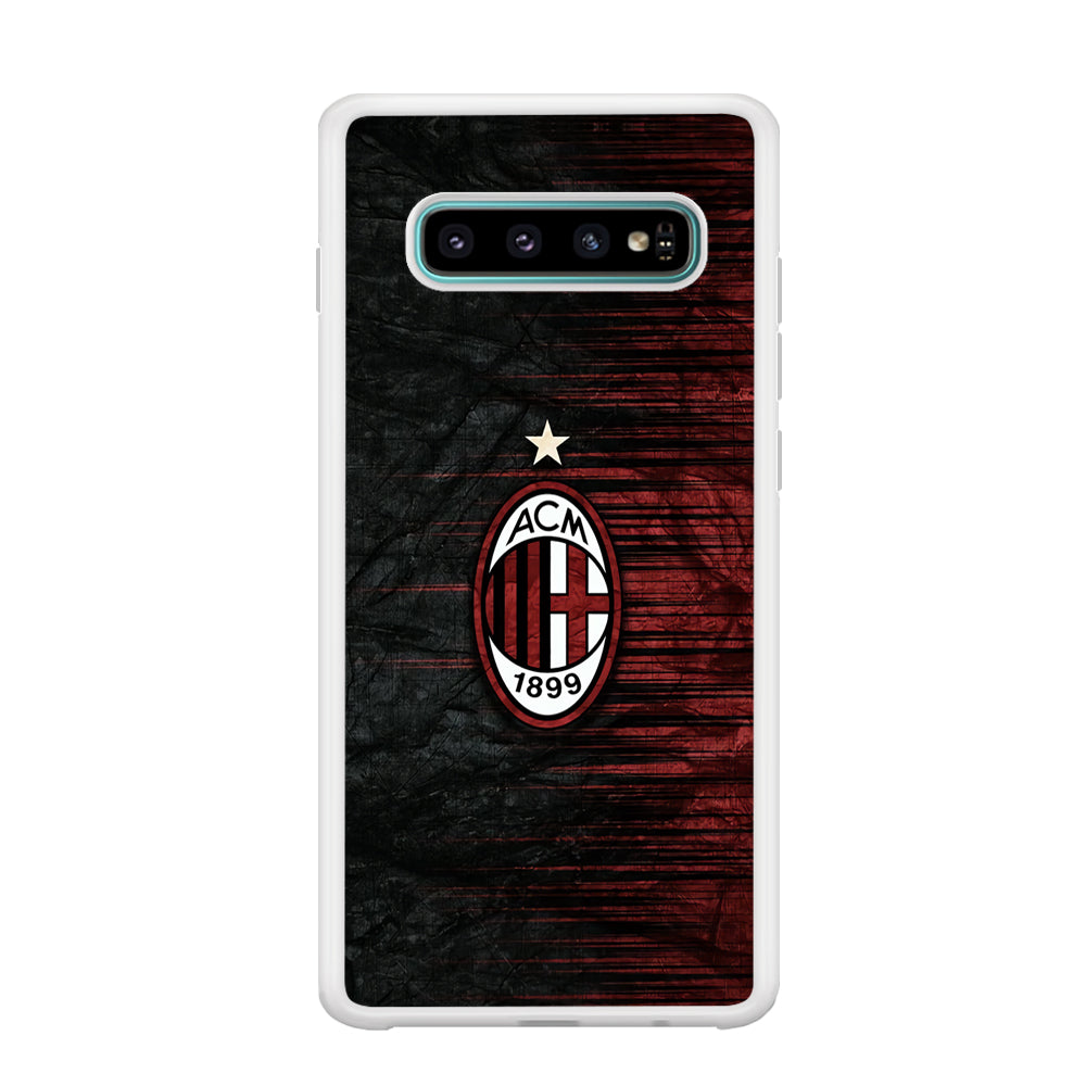 AC Milan Abstract Pattern Samsung Galaxy S10 Plus Case