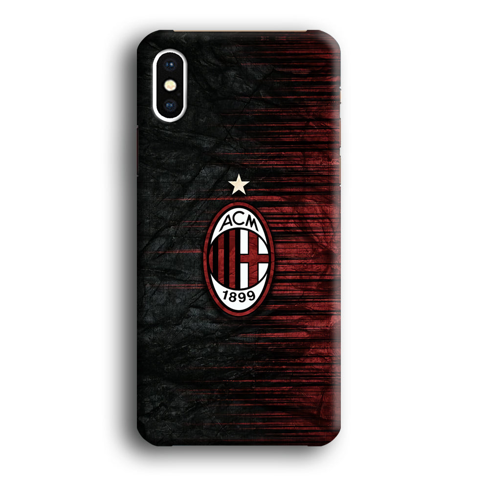 AC Milan Abstract Pattern iPhone X Case