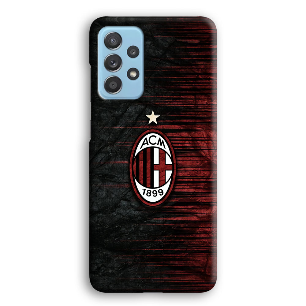 AC Milan Abstract Pattern Samsung Galaxy A72 Case