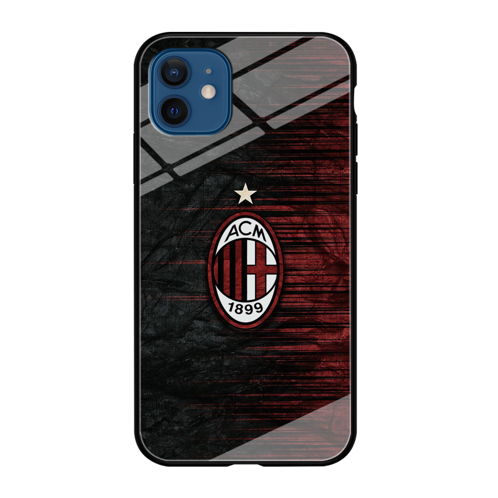 AC Milan Abstract Pattern iPhone 12 Case