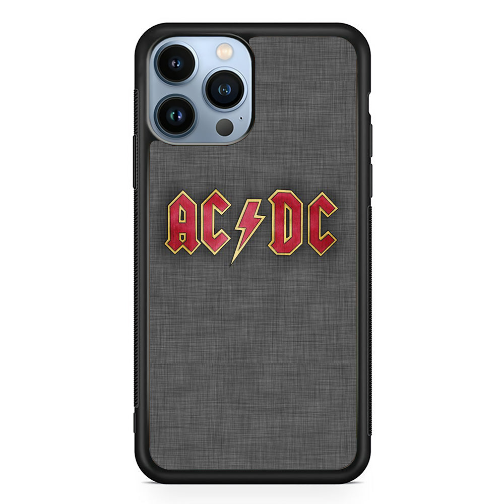 AC DC Grey Serrate Wallpapers iPhone 13 Pro Max Case