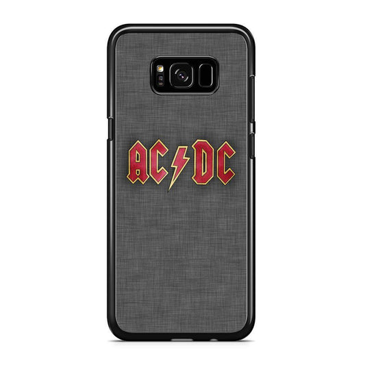 AC DC Grey Serrate Wallpapers Samsung Galaxy S8 Case - ezzyst