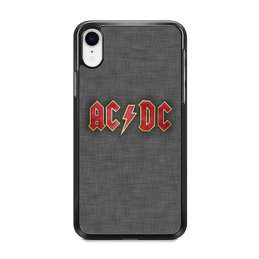 AC DC Grey Serrate Wallpapers iPhone XR Case - ezzyst