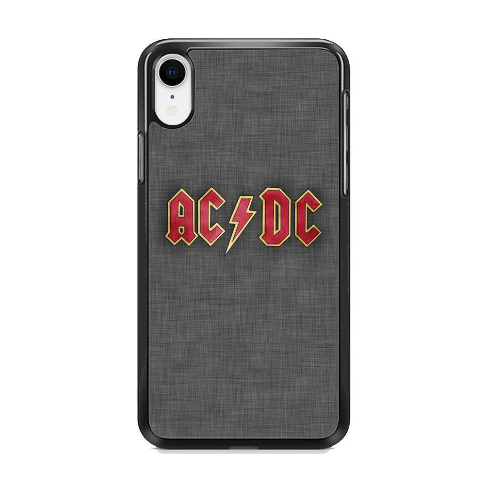 AC DC Grey Serrate Wallpapers iPhone XR Case - ezzyst